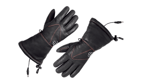 Heated BTC 12V Waterproof Leather Gauntlet Gloves